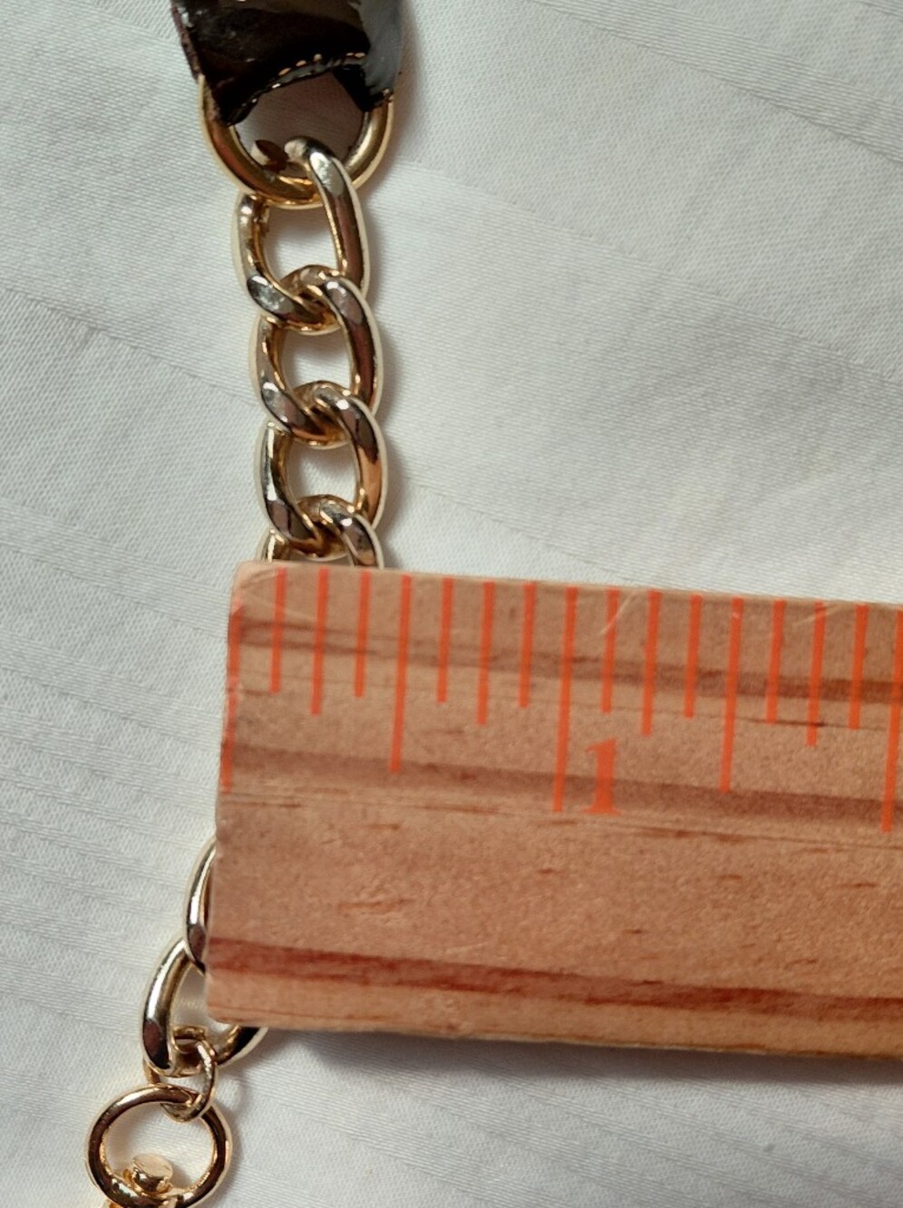 Coach Gold Brown Leather Bracelet - Picture 4 of 4